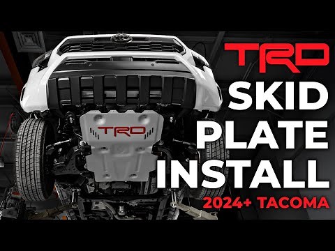 Give Your 2024+ Tacoma Actual Protection! TRD Skid Plate Install