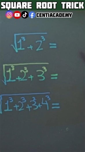 Square Root Trick #centiacademy #maths #mathstricks #mathshorts #mathematics #mathtips #shorts