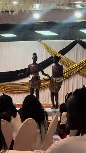 Cultural Dance Performance in Traditional African Attire