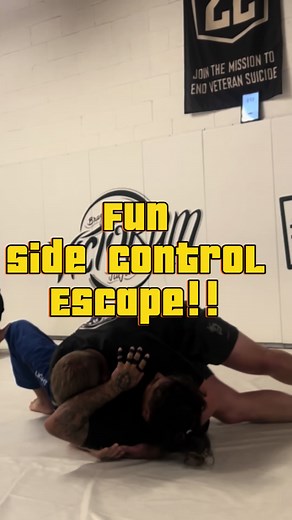 Mastering the Escape: Side Control Secrets in BJJ **Description:** In this instructional video, I unveil my go-to technique for escaping side control in Brazilian Jiu-Jitsu. By establishing strong frames and utilizing an underhook, I create the perfect angle to walk out toward my opponent's head. This crucial movement helps align our bodies parallel, allowing me to sit up and create space to escape and transition to the top position. Check it out to enhance your game! **Hashtags:** #BJJ #Brazili