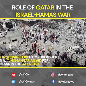 6.8K views · 59 reactions | #WIONOriginal | Why Qatar assumes mediator role in #IsraelHamasWar | WION | Facebook