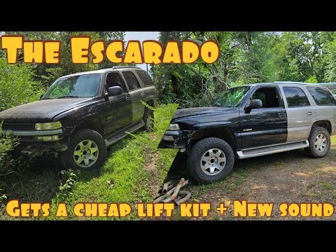 The Escarado gets a cheap lift kit and a cheap exhaust upgrade!