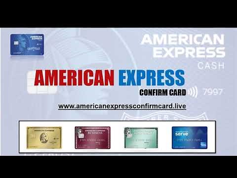 Americanexpress.com/confirmcard - How to Confirm your AmEx credit Card