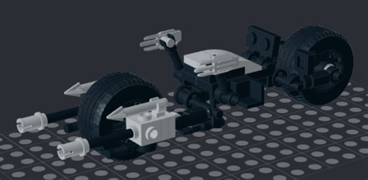 LEGO MOC-167564 Batpod from Dark Knight (Super Heroes DC > Batman 2023)