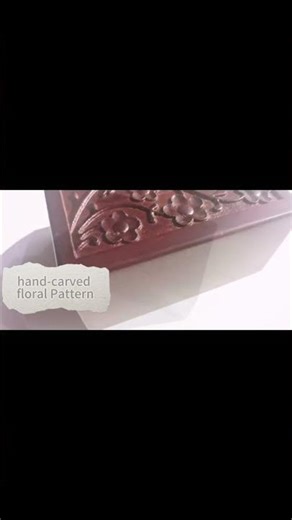 Hand Carved Floral Pattern Urn for Pet Ashes