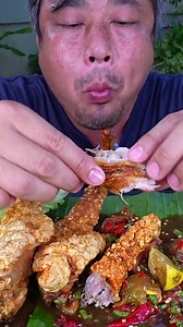 Pork Tail Like You’ve Never Tasted Before 🤩✨ #StreetFood #CrispyEats #fblifestyle | มูบังโชว์