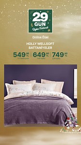 Holly Wellsoft Battaniyeler 549,90 TL 'den Başlayan Fiyatlarla Şimdi yatasbedding.com.tr ve Yataş Bedding Mağazalarında! Fırsatları Kaçırma! | Yataş Bedding
