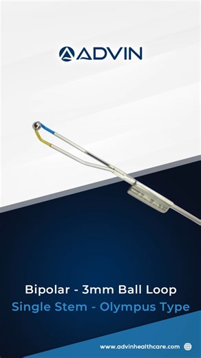 Bipolar - 3mm Ball Loop - Single Stem - Olympus Type #advinhealthcare #bipolarloop #ballloop