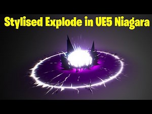 Stylized Explode in UE5 Niagara Speed Art | Download Files
