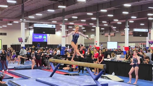 YouTuber’s First Gymnastics Meet Is Epic!