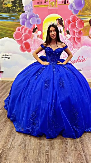 Sweetbysophia Sweet on Instagram: "💙✨ A Royal Blue Dream ✨💙 This stunning royal blue quinceañera gown is pure elegance and glamour. The sparkling beaded bodice highlights your beauty, while the full, princess-style skirt creates a magical and unforgettable look. A perfect choice for the quinceañera who wants to shine with confidence and grace on her special day. 👑💫 #Sweet15BySophia #RoyalBlueDress #QuinceañeraDream #BluePrincess #QuinceStyle #GlamorousLook #ElegantVibes #QuinceGoals #Sweet15