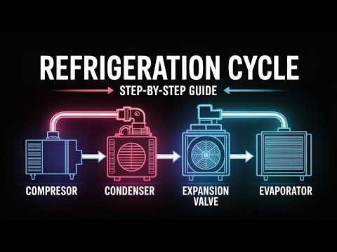 Refrigeration Cycle Explained Step-by-Step | HVAC for Beginners
