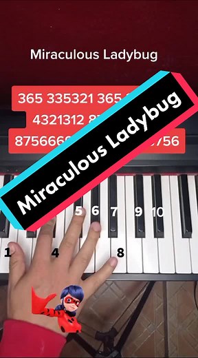 Miraculous Ladybug Theme Piano Tutorial