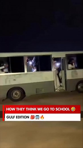 🚍🔥 This isn’t a school bus… it’s a moving party! How we go to school – Gulf Edition 🤣 Even the bus got Turbo Mode Activated 💨 😂 #GulfEdition #FunnyBus #ArabDrift #TurboMode #SchoolBusVibes | Dubai Secret
