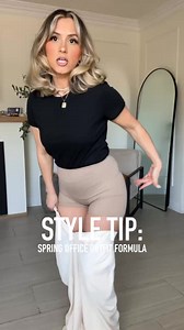 1.6M views · 15K reactions | Spring office outfit formula for my corporate girlies  #outfitoftheday #springfashion #spring CLICK THE LINK HERE | COMPRA AQUI  https://liketk.it/58SLH | •••Lolita | Facebook