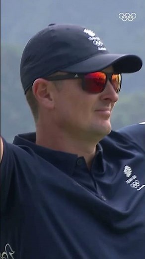 Justin Rose delivered the first hole-in-one in Olympic golf history at Rio 2016! #Olympics