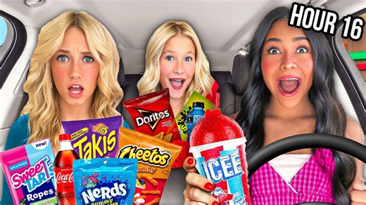 I tried gas station food for 24 hours! 🤮