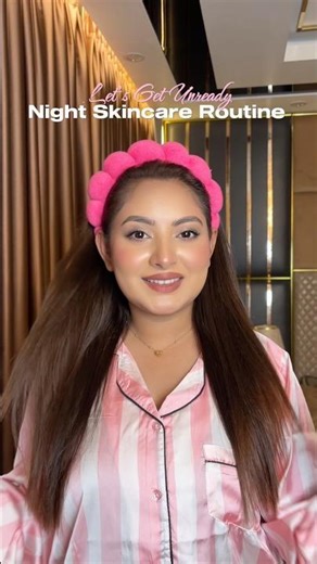 Let’s Get Unready 🌸 Night Skincare Routine ✨ #Shorts