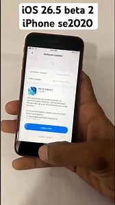 iOS 26.5 beta 3 update iPhone SE 2020 #vairal