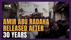 Arrested at just fifteen, Amir Abu Radaha spent more than 30 years behind bars before being released today as part of a Gaza hostage-prisoner swap deal with Israel. He has now reunited with his family in the Al-Amari refugee camp near Ramallah. In a deeply emotional moment, Amir declared himself "born again" as he embraced loved ones who had waited decades for his return. | Middle East Eye