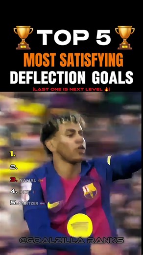 Top 5 Satisfying Deflection Goals #goaloftheseason #goal #footballhighlights