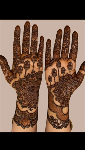 traditional mehndi design simple and beautiful ❤️#mehndi #henna#shortvideo