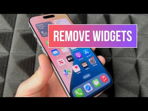 How do I Remove the Widget Screen on my iPhone 16 Pro
