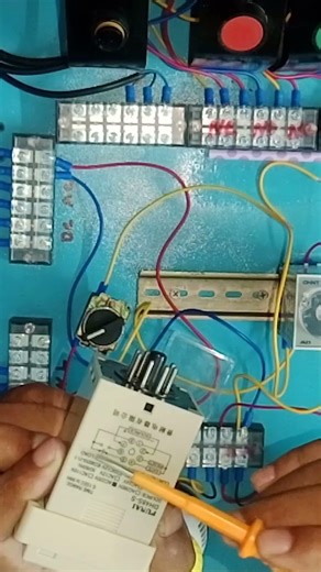 On/Off delay timer circuit diagram. #youtubeshorts #electrical #technology #tech