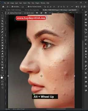 Làm mịn da trong Photoshop - Master photoshop