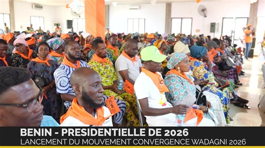 Bénin: lancement officiel du mouvement Convergence Wadagni 2026 | BENIN WEB TV