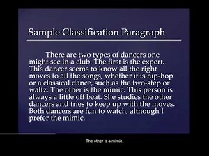 Paragraph Organization