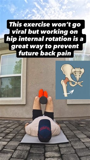 Hip internal rotation Can’t preach it enough as I often find clients limited in this movement and studies show limits have a huge impact on back pain This is a simple way to fix don’t have a foam roller use a pillow Start working on sooner than later to prevent a serious restriction and future back pain and hip issues Follow @pistolsquatdude to go from knee pain to pistol squat #kneepain #squat #wellness #backpain #gym | Pistolsquatdude | Facebook
