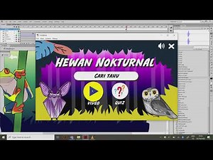 TUTORIAL MEMBUAT BUTTON DAN NAVIGASI | ADOBE FLASH CS6