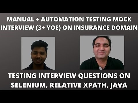 Automation Testing Interview Experience | Real Time Interview Questions and Answers