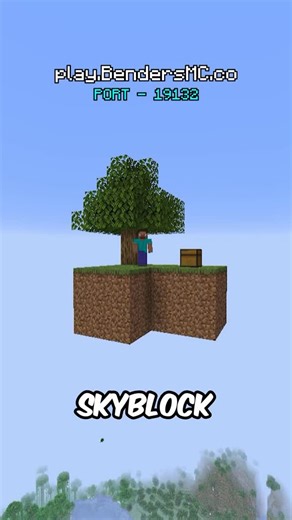 BendersMC | BEST Element For SKYBLOCK ☁️ - IP - play.BendersMC.co PORT - 19132 (1.21+) Java & Bedrock - - - - #minecraft #minecraftbuilds... | Instagram