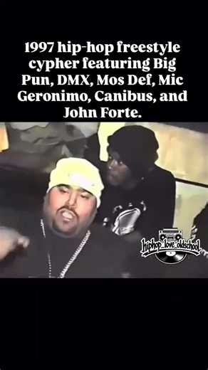 legendary 1997 hip-hop freestyle cypher featuring Big Pun,DMX,Mos Def,Mic Geronimo,Canibus p3 #rap