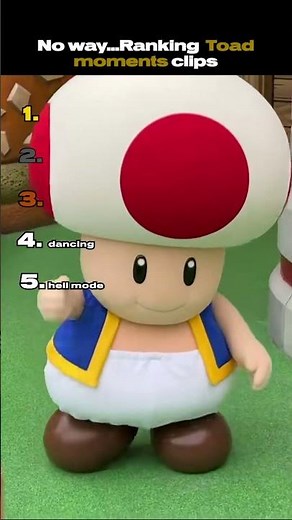 Ranking best toad moments #shortsviral