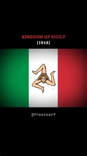 EVOLUTION OF THE ITALIAN FLAG #italy #flag #evolution #edit #shorts