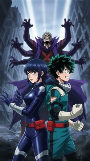 Marinette and izuku vs all for one