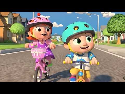 Kids Bike Riding Song | Learn Balance and Ride a Bicycle