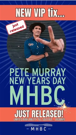 💥💥💥 NEW release!! Back by popular demand, The very LAST VIP tix to Pete Murray Live for New Years Day! Once they are gone… they are GONE!! Limited spots avail - get em now!! Www.manlyharbourboatclub.com.au (they will sell out again…) . . #petemurray #nyd #newyearsday #brisbane #manly @petemurraymusic | Manly Harbour Boat Club