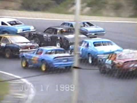 Claremont Speedway Weekly Racing - June 17, 1989