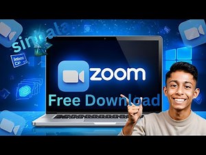 Zoom App Download & Install for PC Sinhala Tutorial
