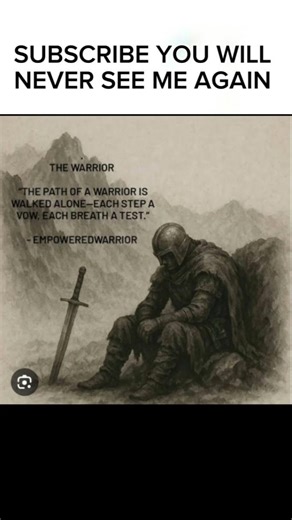 THE PATH OF WARRIOR IS ALONE EACH STEP IS VOW EACH BREATH IS TEST #shortsfeed#shortviral #motivation