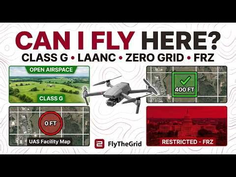 Can I Fly Here Drone Airspace, LAANC & Authorization Explained | FlyTheGrid