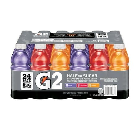Gatorade G2 Variety Pack Sports Drink 24 x 591 mL, Bottles, 24x591mL - Walmart.ca