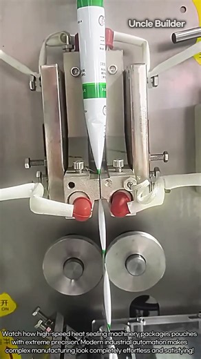 Perfect Heat Sealing Precision #oddlysatisfying #heavyequipment #factory #industrial #technology