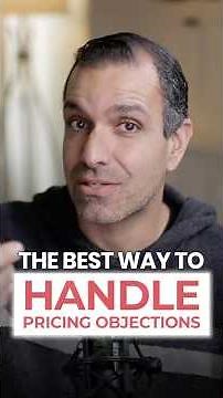 The best way to handle pricing objection #shorts