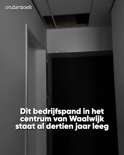 ‘Ik werk hier nu zeven jaar, maar ik moet eerlijk zeggen dat ik er nog nooit een deur open heb zien gaan’, zegt een medewerker van audicien Schoonenberg aan de Grotestraat. ‘Ik heb er laatst nog naar binnen gekeken en toen zag ik dat het best een bende was. Er heeft ook nooit een bedrijf in gezeten in de periode dat ik hier werk, het is altijd leeg gebleven.’ Het pand aan de Grotestraat 230 in het centrum van Waalwijk staat inderdaad al een behoorlijke tijd leeg: sinds het vertrek van juweliersz