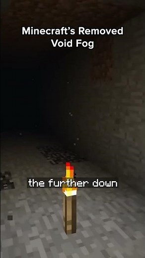 Minecraft's Removed Void Fog